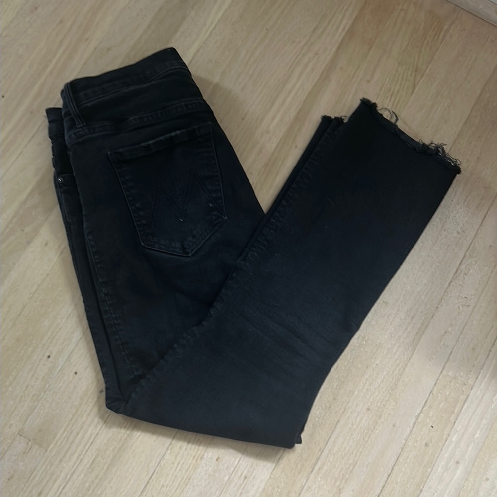 Mother denim -the insider crop step fray